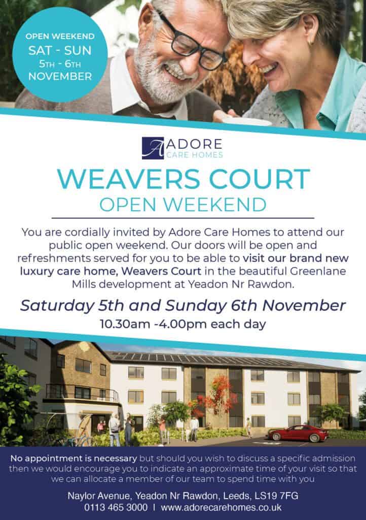 Weavers Court Open Weekend Adore Care Homes