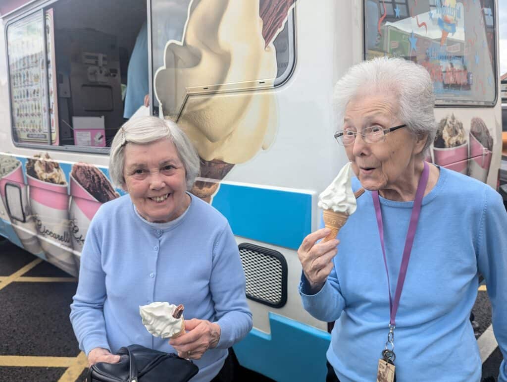 Ice Cream Van Visits DurhamGate